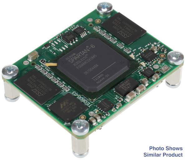GigaBee mit AMD Spartan™ 6 LX45-2I, 2 x 128 MByte DDR3L, 4 x 5 cm, kein Ethernet