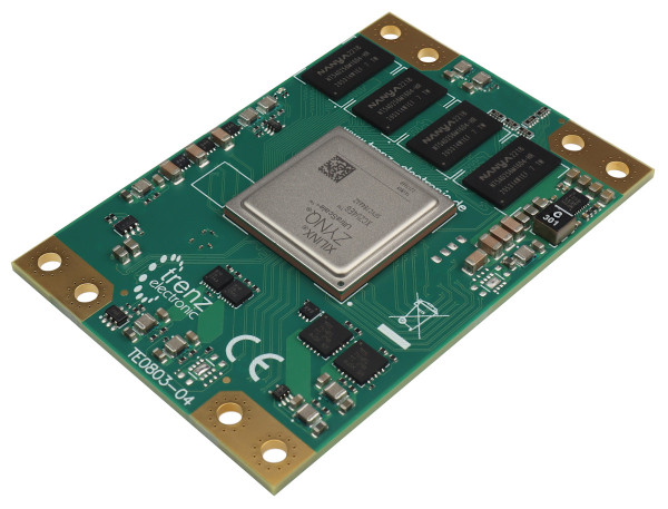 MPSoC Module with AMD Zynq™ UltraScale+™ ZU4EG-1E, 2 GByte DDR4, 5.2 x 7.6 cm