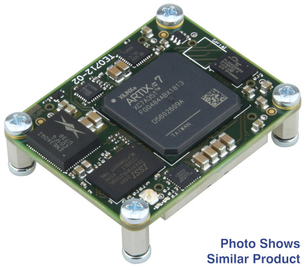FPGA-Modul mit Xilinx Artix-7 XC7A35T-2FGG484I, 1 GByte DDR3, 4 x 5 cm