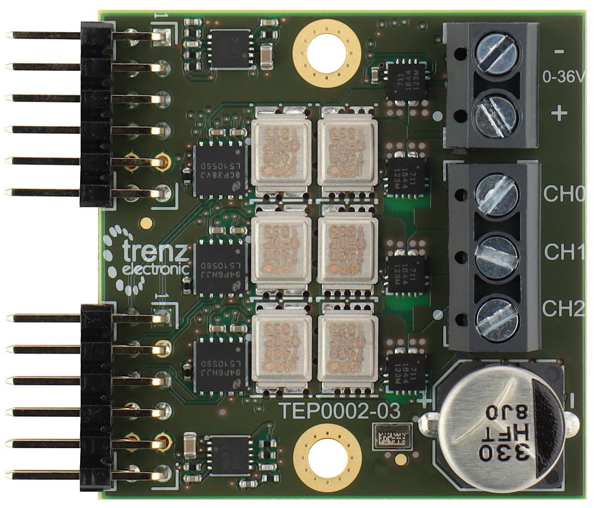 Pmod Compatible Motor Driver Board 15a 0 30v Trenz Electronic Products Trenz Electronic Gmbh Online Shop En