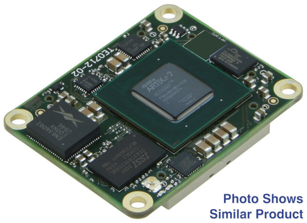 FPGA-Modul mit Xilinx Artix-7 XC7A200T-1I, 1 GByte DDR3, 4 x 5 cm, low profile