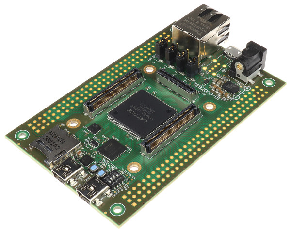 Carrier board for TEM0007 Microchip PolarFire SoC module 