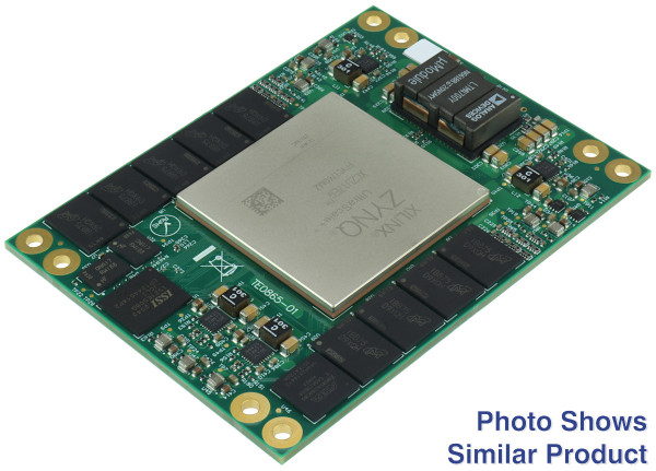 MPSoC-Modul mit Zynq UltraScale+ ZU17EG-2E, 4 GB DDR4 (PS), 4 GB DDR4 (PL)