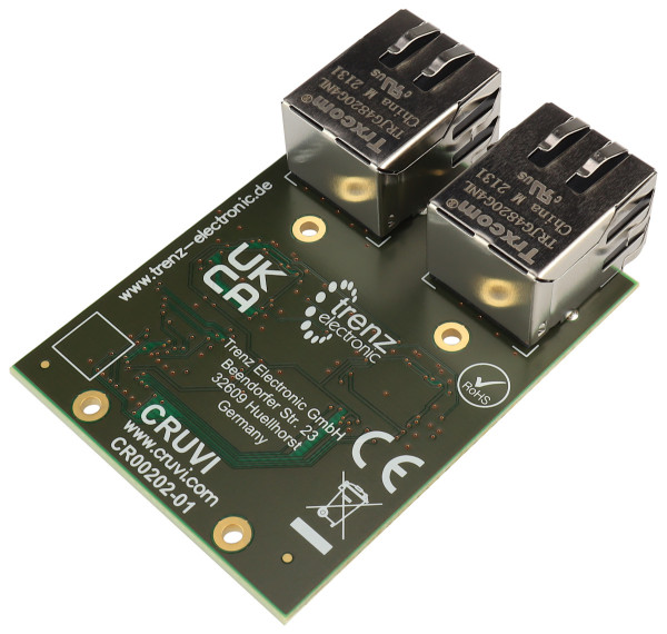 CRUVI HS Dual Ethernet PHY adapter