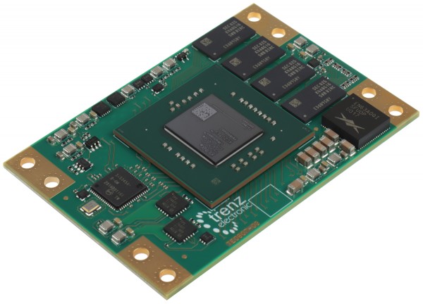 MPSoC Module with Xilinx Zynq UltraScale+ ZU7EV-1E, 4 GByte DDR4, 5.2 x 7.6 cm
