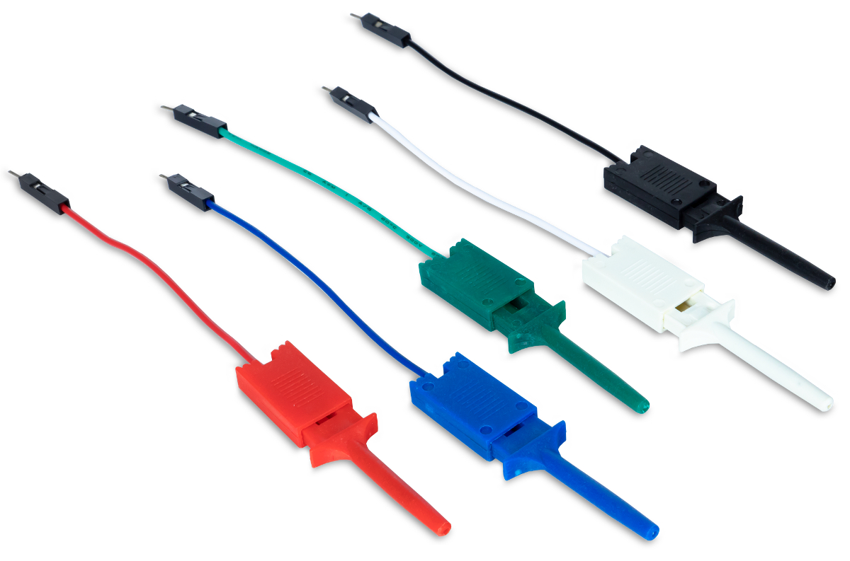 10pcs 28cm Test Clips Hooks Mini Grabber Probe For Logic Analyser Electrical DIY 