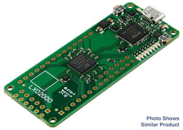 LXO2000 mit Lattice XO2-4000, On-Board USB/JTAG, 2,5 x 6,15 cm