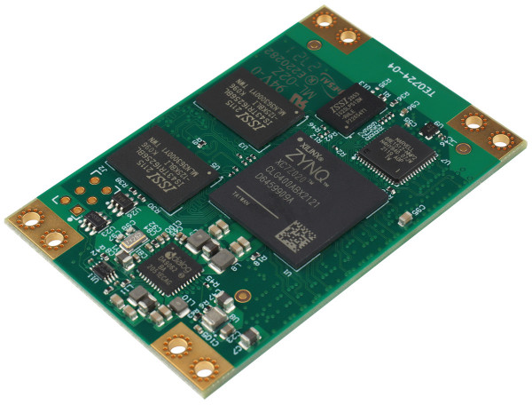 SoC-Modul mit AMD Zynq™ 7020-1I, 1 GByte DDR3L, 64 MByte Flash, 4 x 6 cm