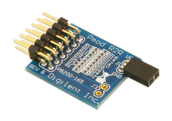 Pmod R2R: Resistor Ladder D/A Converter