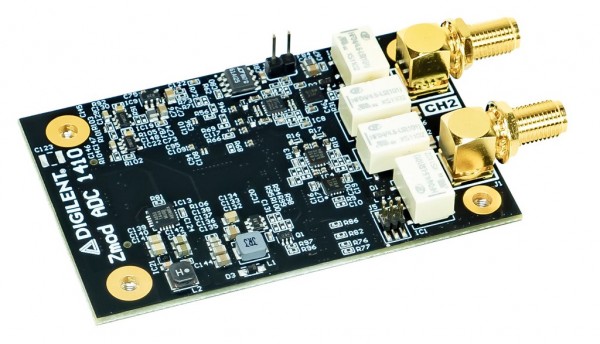 Zmod ADC 1410: SYZYGY-compatible Dual-channel 14-bit Analog-to-Digital Converter