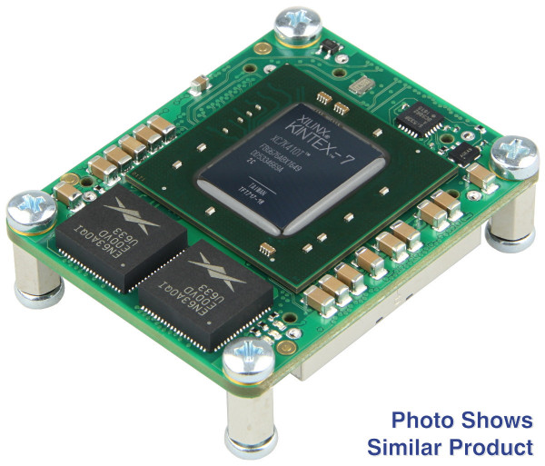 FPGA-Modul mit Xilinx Kintex-7 410T-2CF, 32 MByte QSPI Flash, 4 x 5 cm