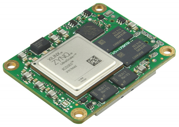 MPSoC-Modul mit Xilinx Zynq UltraScale+ ZU3EG-1E, 2 GByte DDR4, low profile