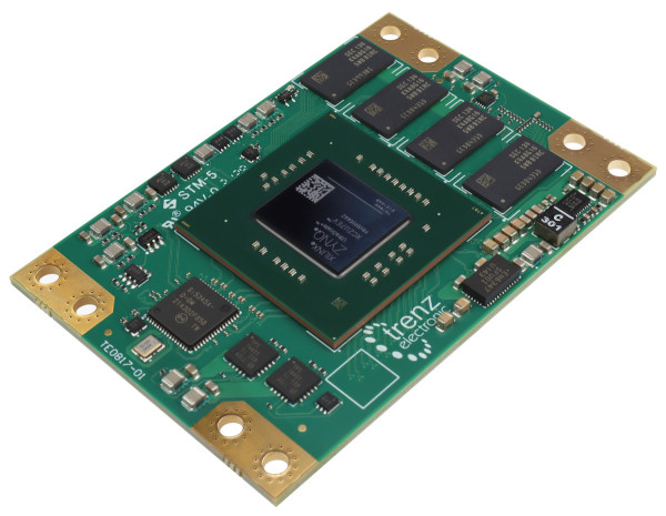 MPSoC-Modul mit Xilinx Zynq UltraScale+ ZU7EV-1E, 4 GByte DDR4, 5,2 x 7,6 cm