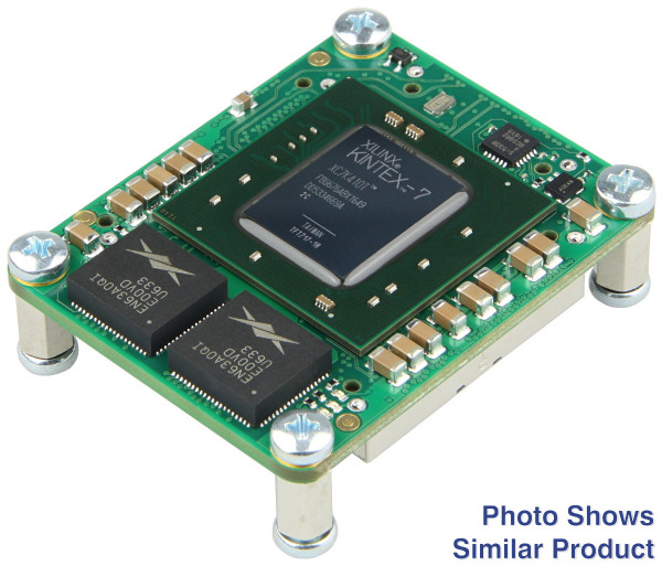 FPGA-Modul mit Xilinx Kintex-7 410T-2IF, 32 MByte QSPI Flash, 4 x 5 cm