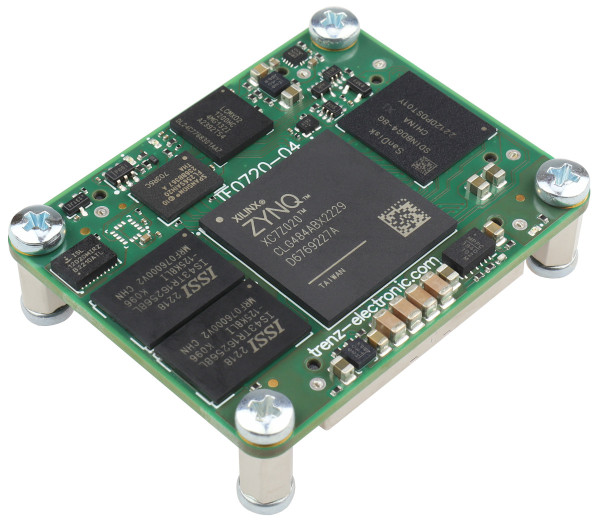 SoC-Module with AMD Zynq™ 7020-2I, 1 GByte DDR3L, 8 GByte eMMC, 4 x 5 cm