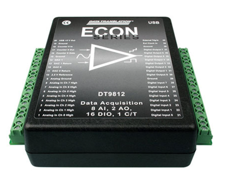 MCC DT9812-10V: Low Cost USB Data Acquisition (DAQ) Module