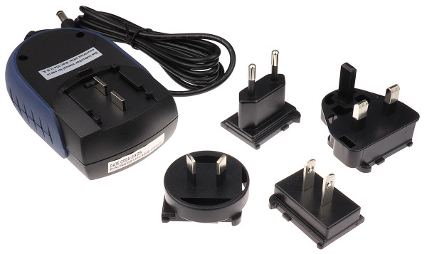 Universal plug-in power supply with 4 adapters and cable, 30W 12V/2.5A