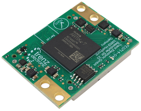 FPGA-Modul mit AMD Artix™ 7 50T-2I, 16 MByte Flash, 3,3V Konfig., 3 x 4 cm
