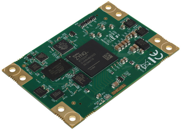 SoC-Modul mit Xilinx Zynq-7020, 512 MByte DDR3L SDRAM, 3 x Ethernet