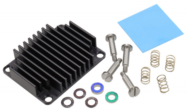 Heat Sink for Trenz Electronic Modules TE0712 and TE0713, spring-loaded embedded