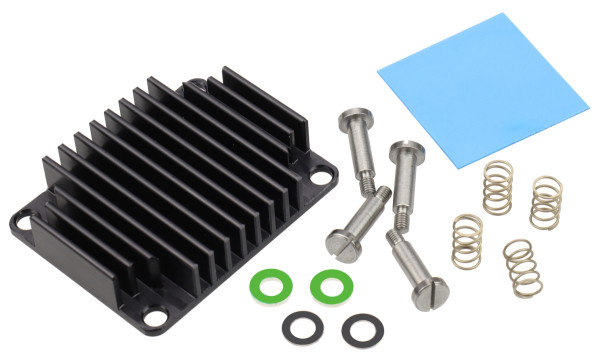 Heat Sink for Trenz Electronic Modules TE0841-03, spring-loaded embedded