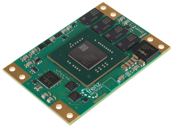 MPSoC-Modul mit Xilinx Zynq UltraScale+ ZU7CG-1I, 4 GByte DDR4, 5,2 x 7,6 cm