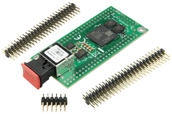 FPGA-Modul mit AMD Artix™ 7A100T-2C, LWL-Transceiver, 2x50 Pin-Header