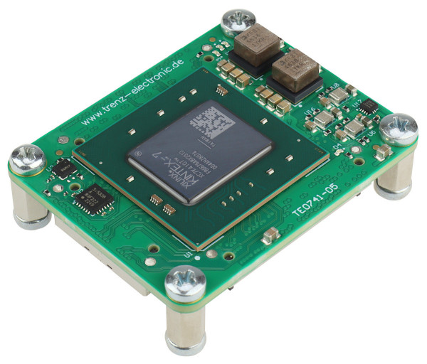 FPGA-Modul mit AMD Kintex™ 7 410T-2I, 32 MByte QSPI Flash, 4 x 5 cm