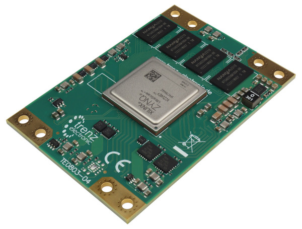 MPSoC Module with AMD Zynq™ UltraScale+™ ZU4EV-1E, 2 GByte DDR4, 5.2 x 7.6 cm