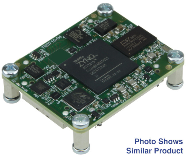 SoC-Modul mit Xilinx Zynq XC7Z015-1CLG485I, 1 GByte DDR3L, 4 x 5 cm