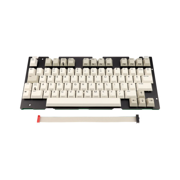 MEGA65 keyboard incl. 10-pin keyboard cable and fibre optics