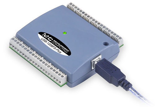 MCC USB-1208LS: 12-Bit, 1.2 kS/s Multifunktions-USB-DAQ-Gerät