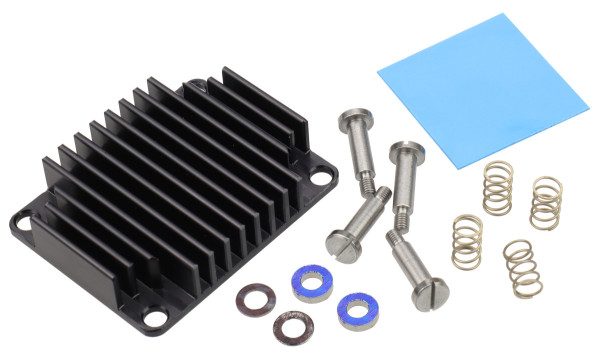 Heat Sink for Trenz Electronic Modules TE0820/TE0821, spring-loaded embedded