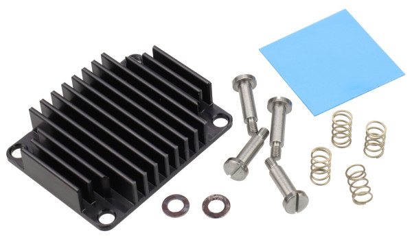 Heat Sink for Trenz Electronic Modules TE0741-05, spring-loaded embedded