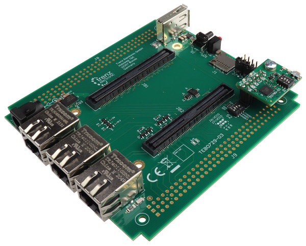 Carrier board for TE0729 Zynq-7020 SoC with USB-A-Host Connector