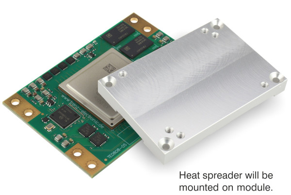 UltraSOM+ MPSoC-Module with AMD Zynq™ UltraScale+™ ZU9EG-2I incl. Heat Spreader