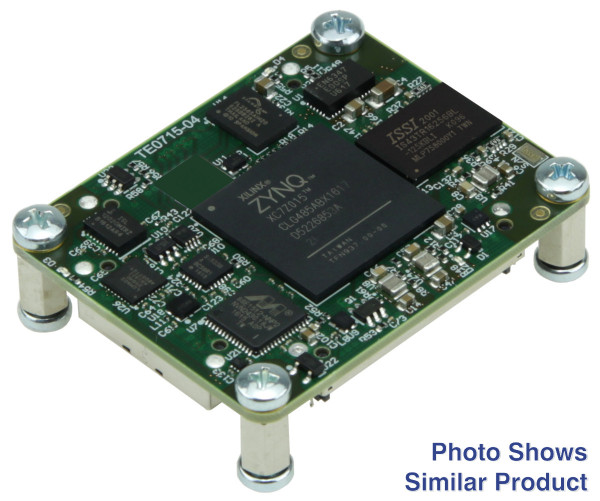 SoC-Modul mit Xilinx Zynq XC7Z015-2CLG485I, 1 GByte DDR3L, 4 x 5 cm