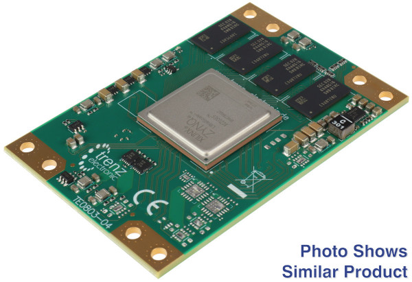 MPSoC Module with Xilinx Zynq UltraScale+ ZU3EG-1E, 2 GByte DDR4, 5.2 x 7.6 cm