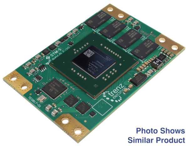 MPSoC Module with Xilinx Zynq UltraScale+ ZU7CG-1I, 4 GByte DDR4, 5.2 x 7.6 cm